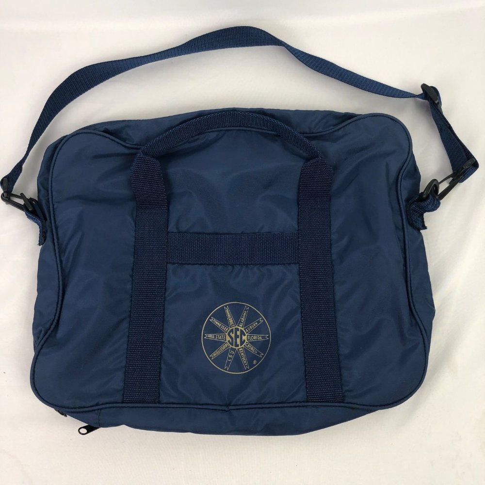VINTAGE SOUTH EAST CONFERENCE PINWHEEL SEC LOGO COLLEGE LAPTOP BAG